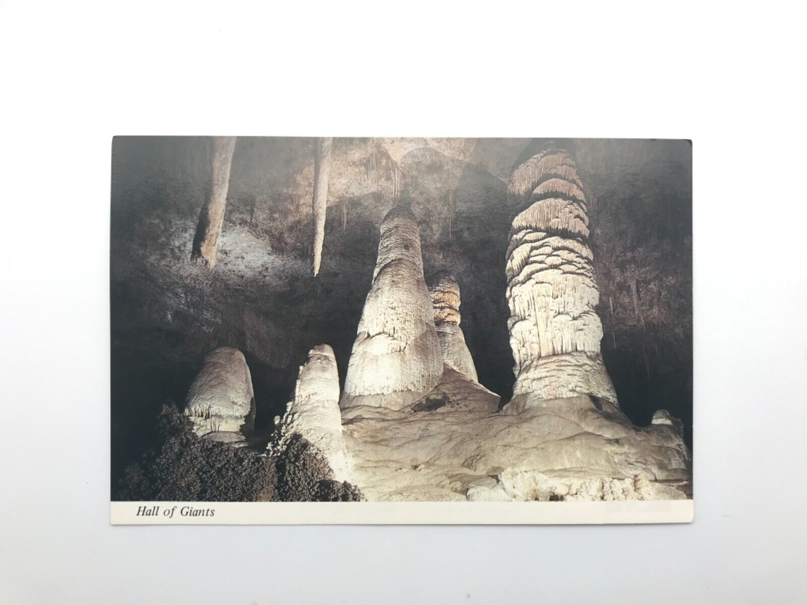 Postcard New Mexico Hall of Giants Carlsbad Caverns National Park 