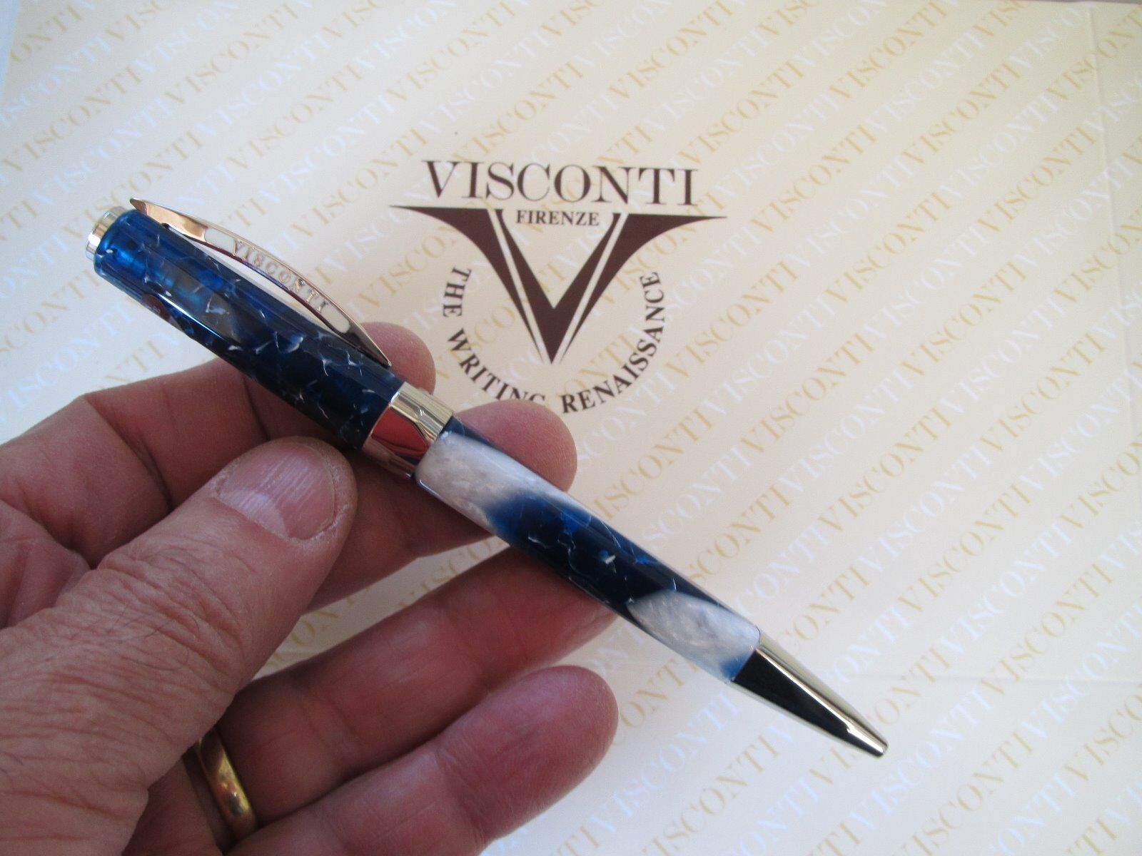 Clearance special > Visconti Opera Elements blue ballpoint pen MIB