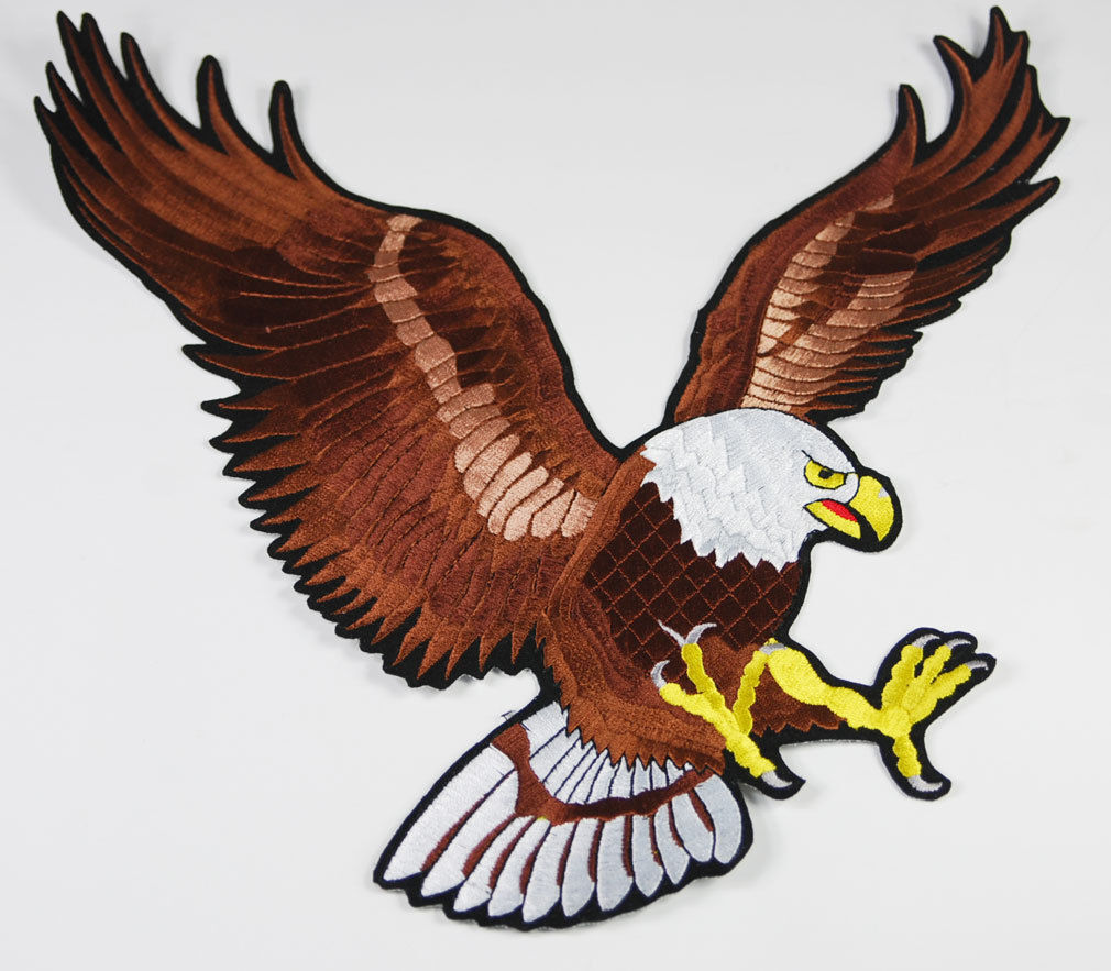Huge Us Air Force Bald Eagle Jacket Patch Patriotic Embroidered Patch-US149