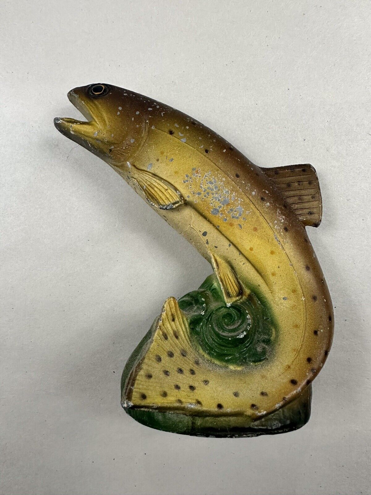 Vintage Rubal Cast Iron Trout Fish Bottle Opener New York