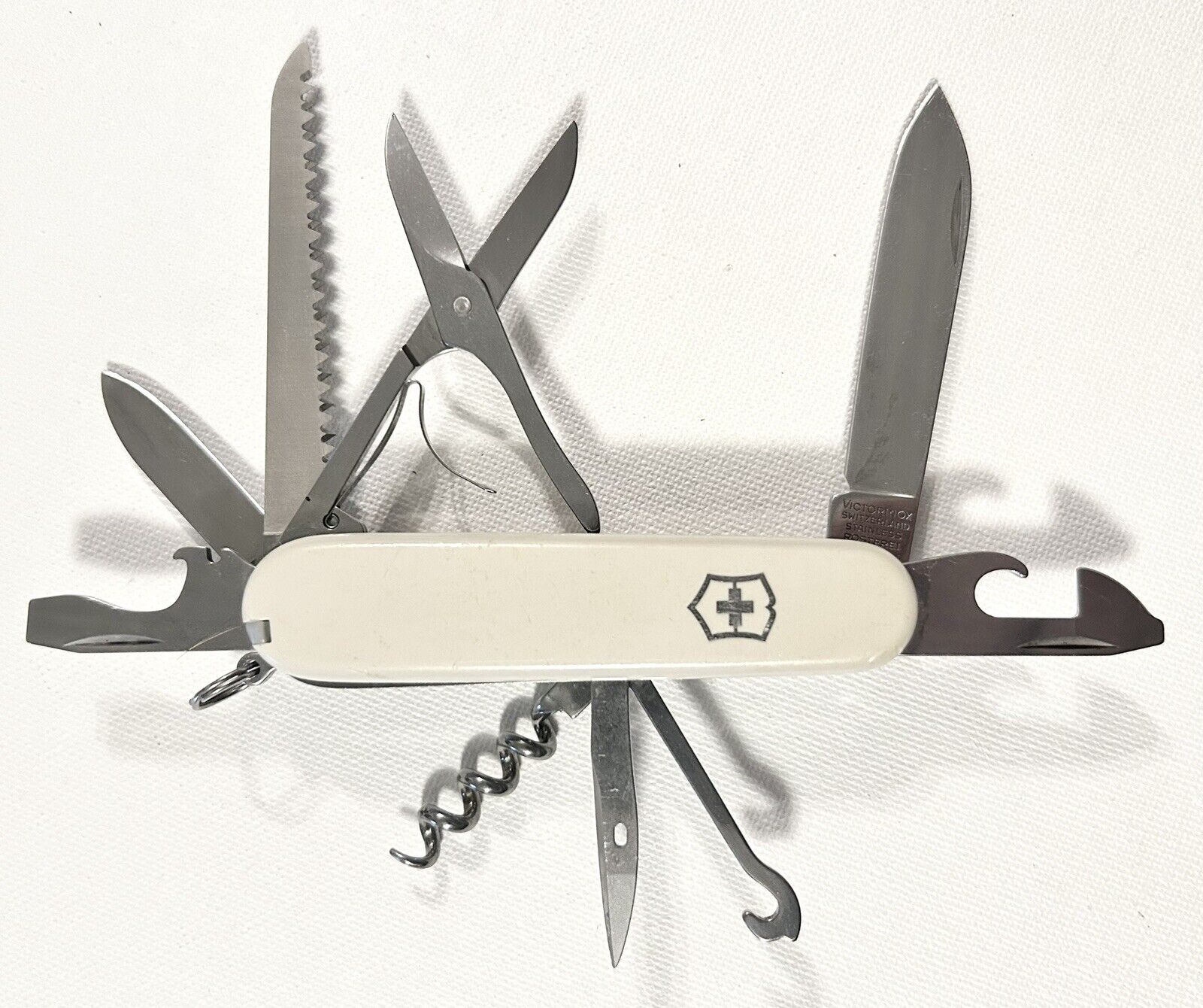 Victorinox Huntsman White Swiss Army Knife - Excellent
