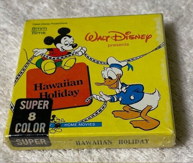 Mickeys Hawaiian Holiday Super 8 Color Walt Disney films SEALED             (a4)