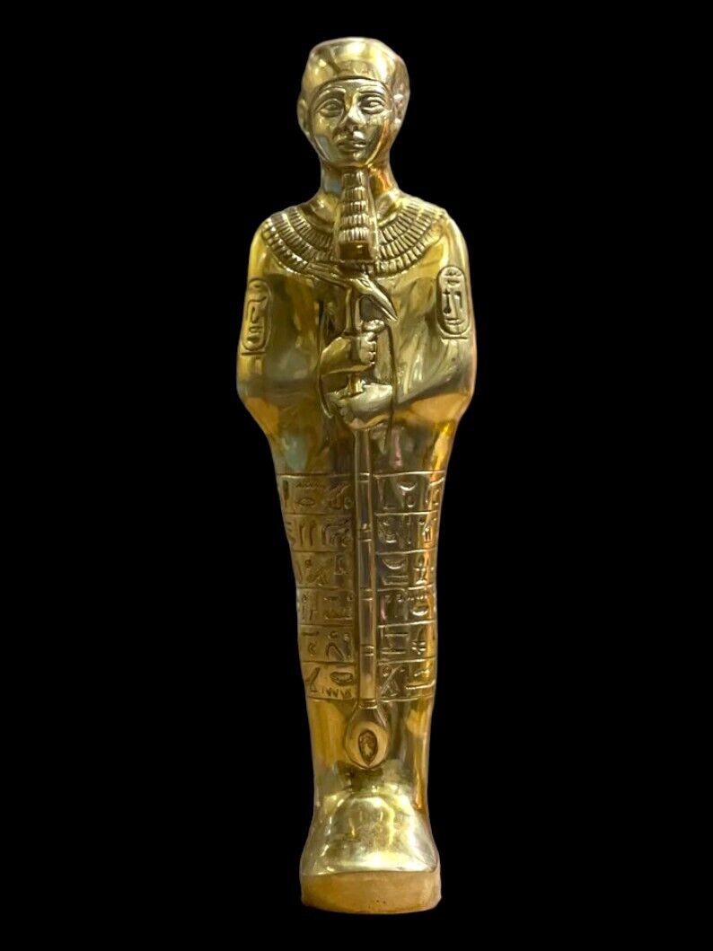 UNIQUE ANTIQUE ANCIENT EGYPTIAN Statue God Ptah Crafts & Architects Handmade
