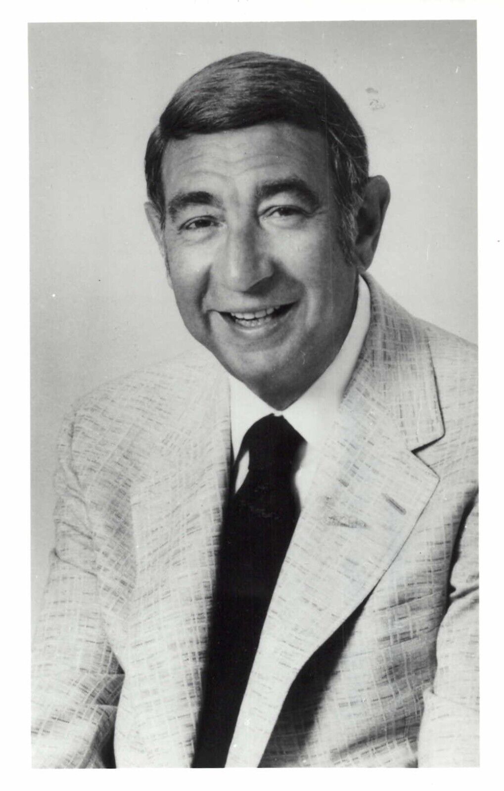 Howard Cosell Football Sportscaster Personality Vintage \'70s RPPC Postcard