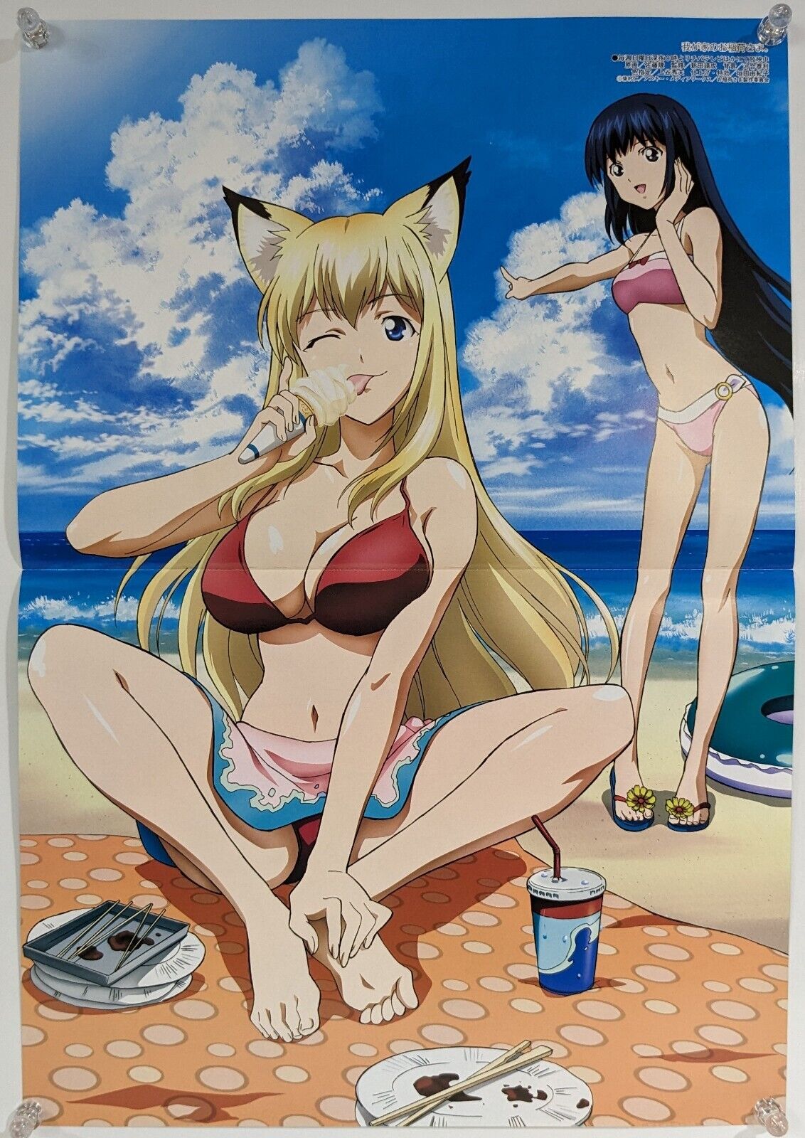 Wagaya no Oinari-sama Home\'s Fox Deity / Mission-E 2-Sided Promo Anime Poster