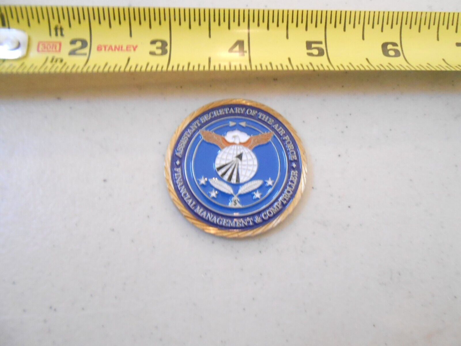 RARE ASST SECRETARY OF THE AIR FORCE FINANCIAL MGT USAF MILITARY CHALLENGE COIN
