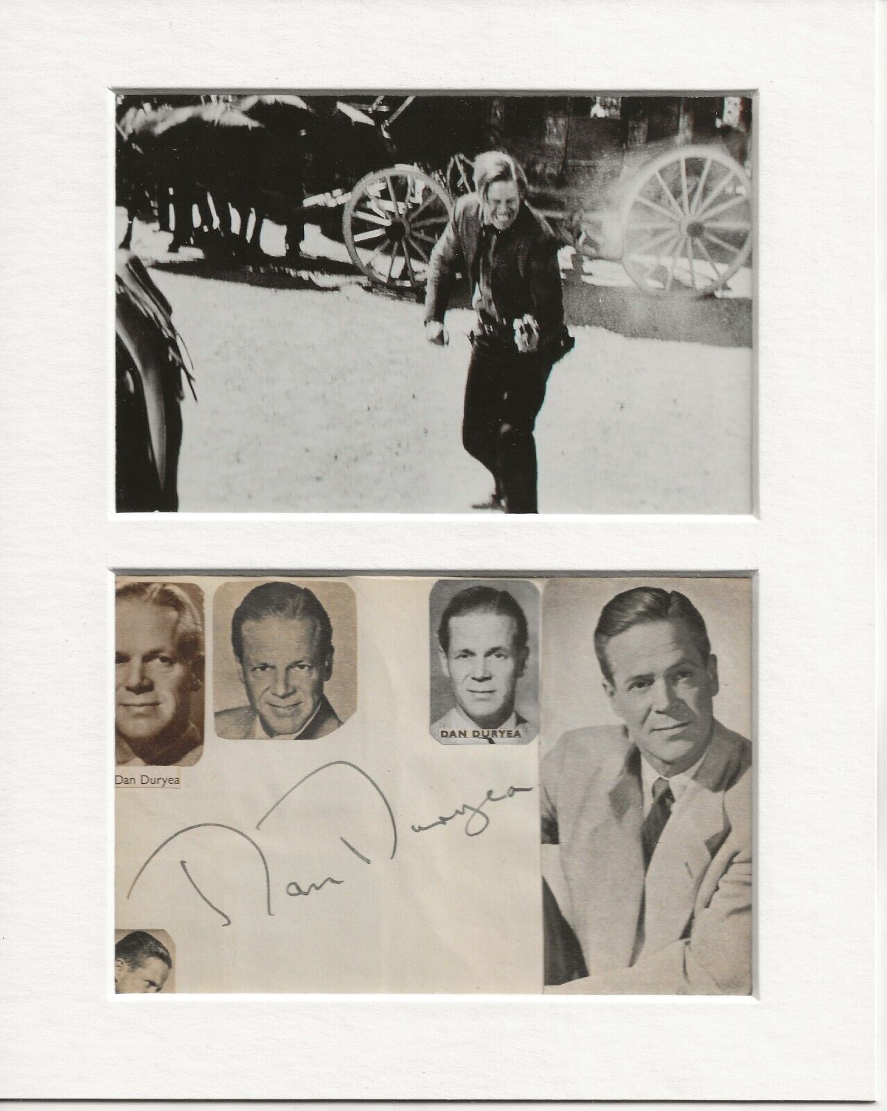 Dan Duryea winchester 73 signed genuine authentic autograph signature AFTAL COA