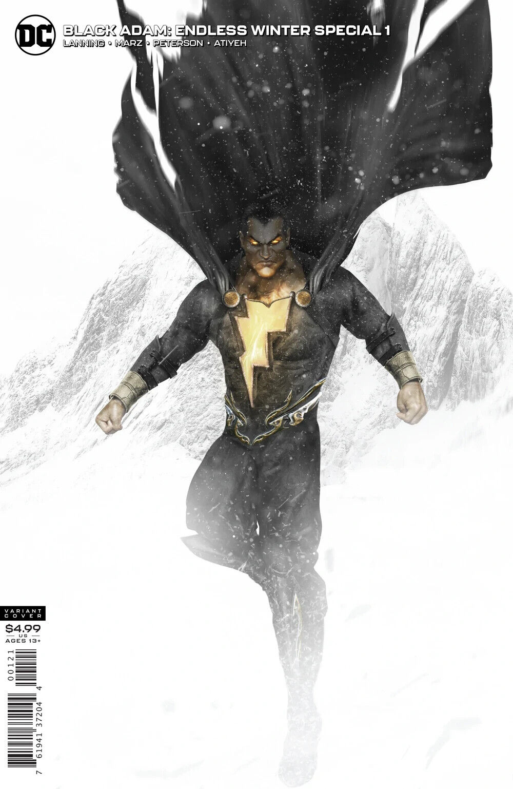 Black Adam: Endless Winter Special #1 BossLogic Variant Cover DC Comics 2021