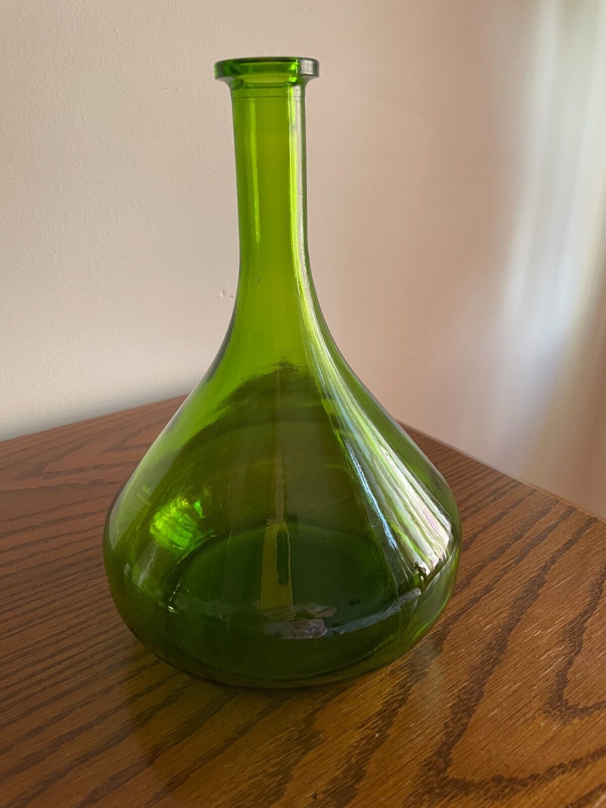 Vintage Gallo Green Glass Wine Decanter 9.5\