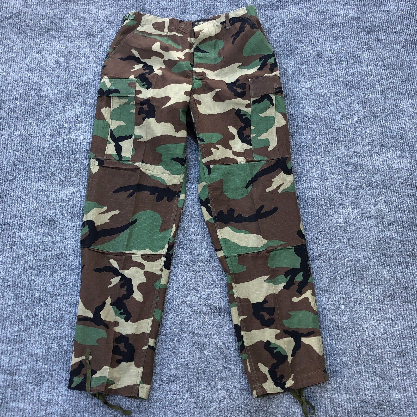 Propper Military Woodland Camo BDU Trousers Size Medium Long