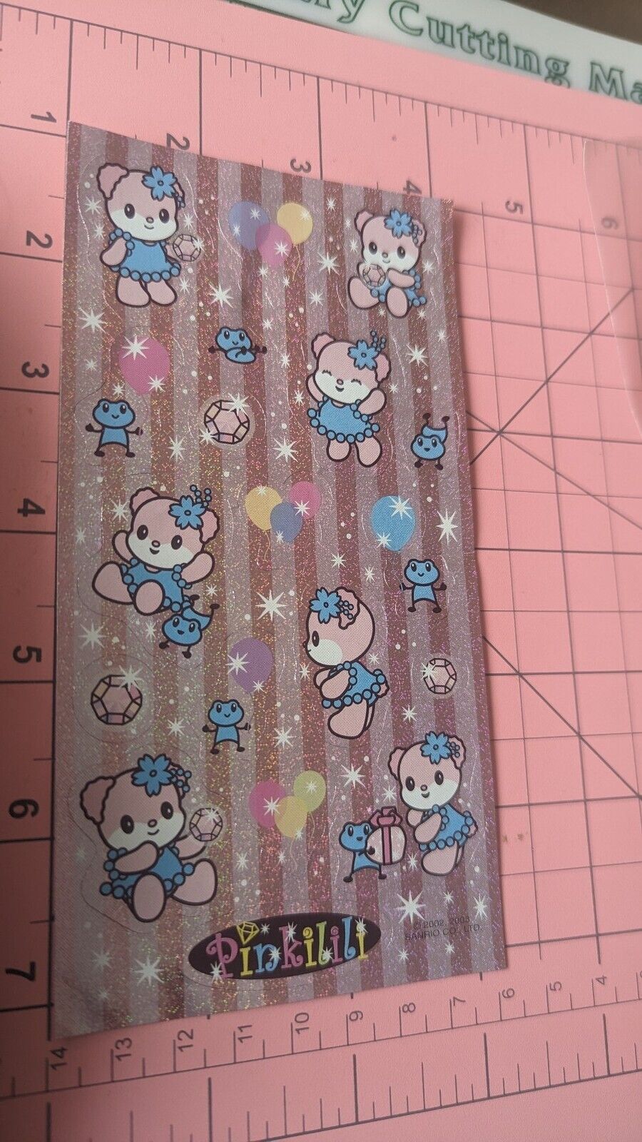 Vintage Sanrio Pinki Lili Stickers Sheet READ