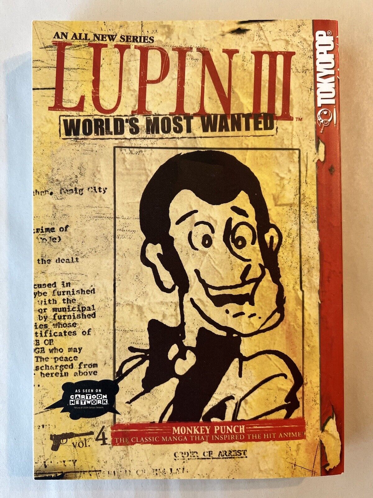 Lupin III World’s Most Wanted Vol 4 Manga ⚔️ English Tokyopop  Monkey Punch