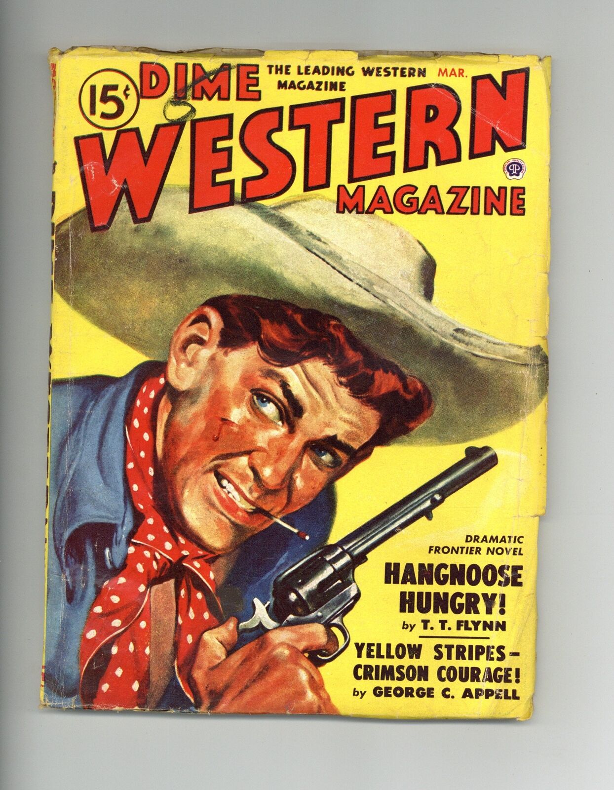 Dime Western Magazine Pulp Mar 1949 Vol. 54 #3 VG Low Grade
