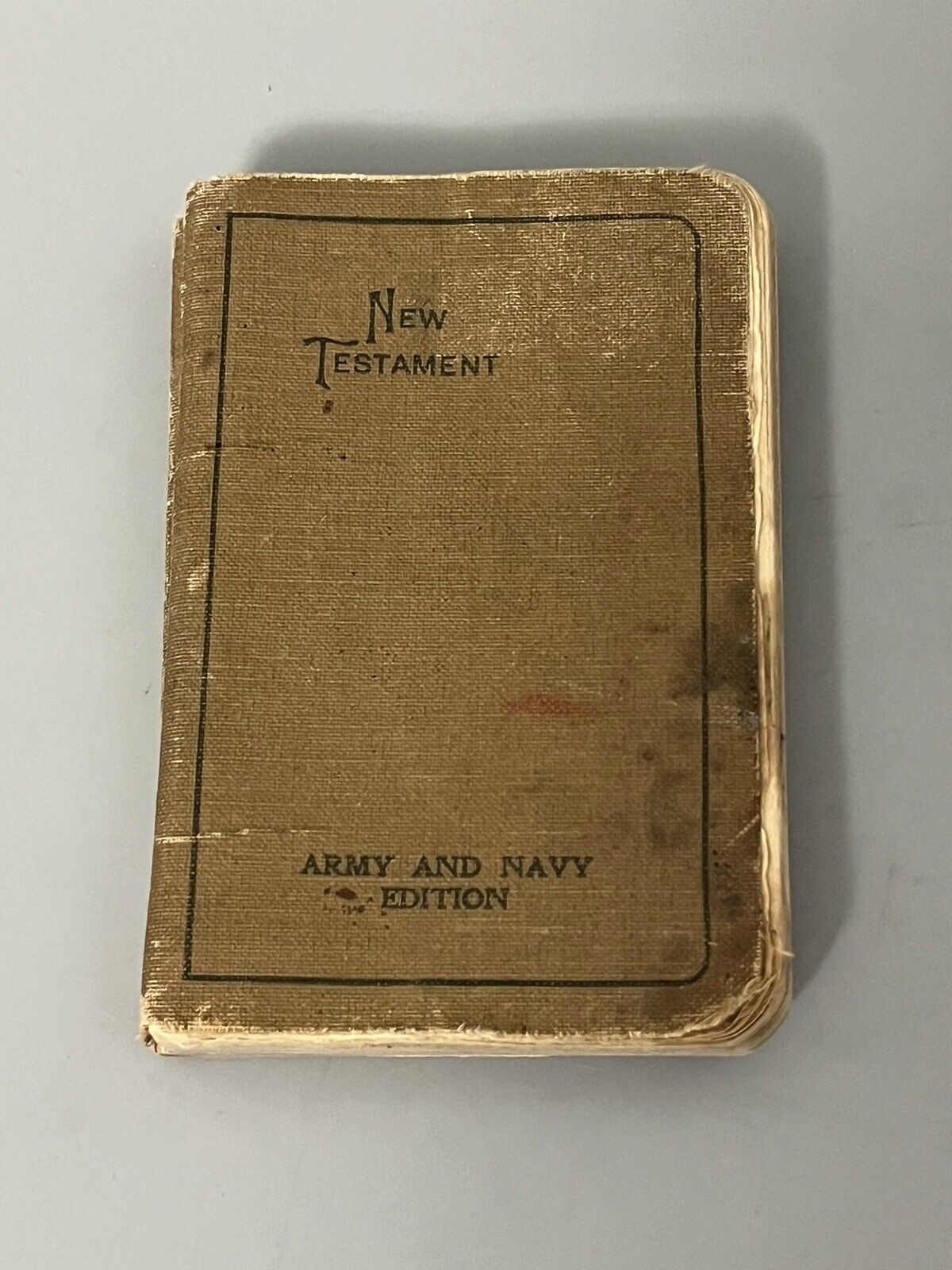 Army and Navy Edition 1916 New Testament WWI Military Pocket Bible- Rough Shape