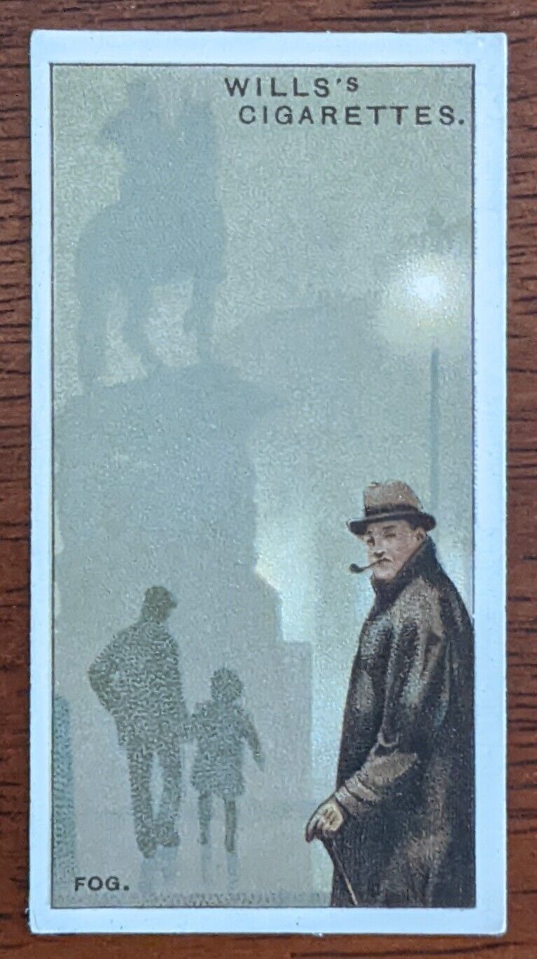 1926 Wills Do You Know Cigarette Card - Series 3. #20 What Causes Fog?