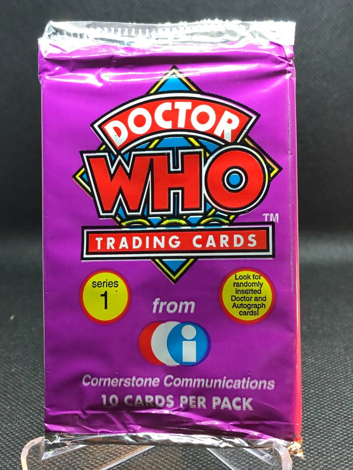 Doctor Who Series 1 Trading Card 1 FACTORY SEALED 10 Card Pack 1994 Cornerstone