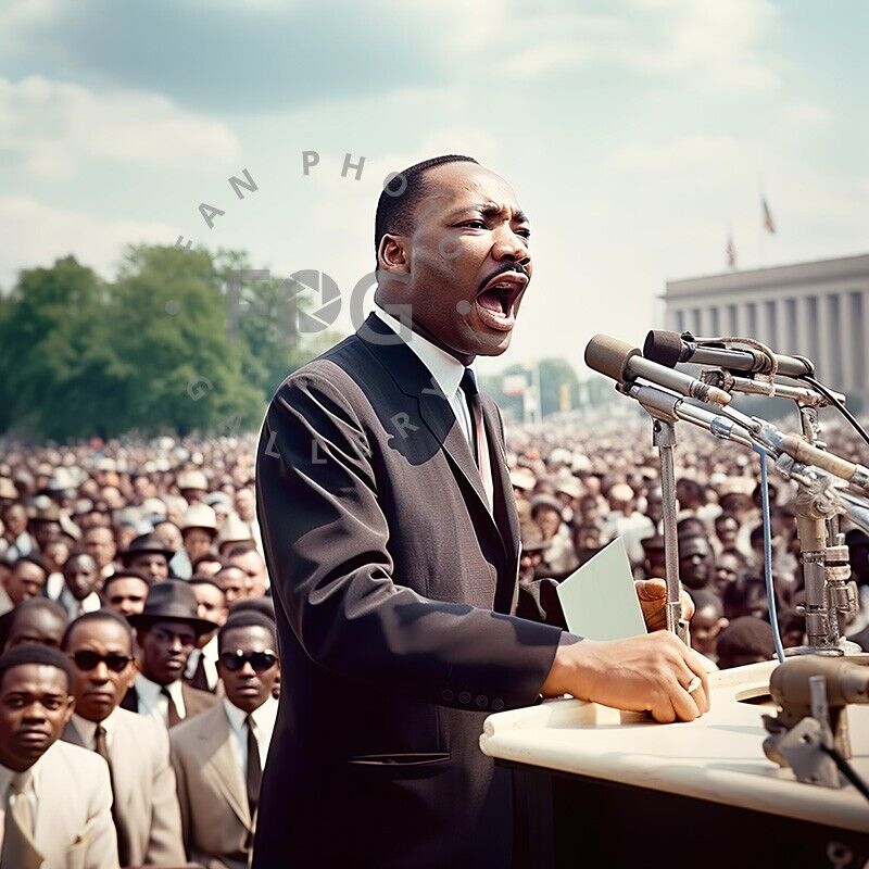 MARTIN LUTHER KING MLK RARE 1/1 DIGITAL ART COLLECTIBLE PHOTO INCLUDED