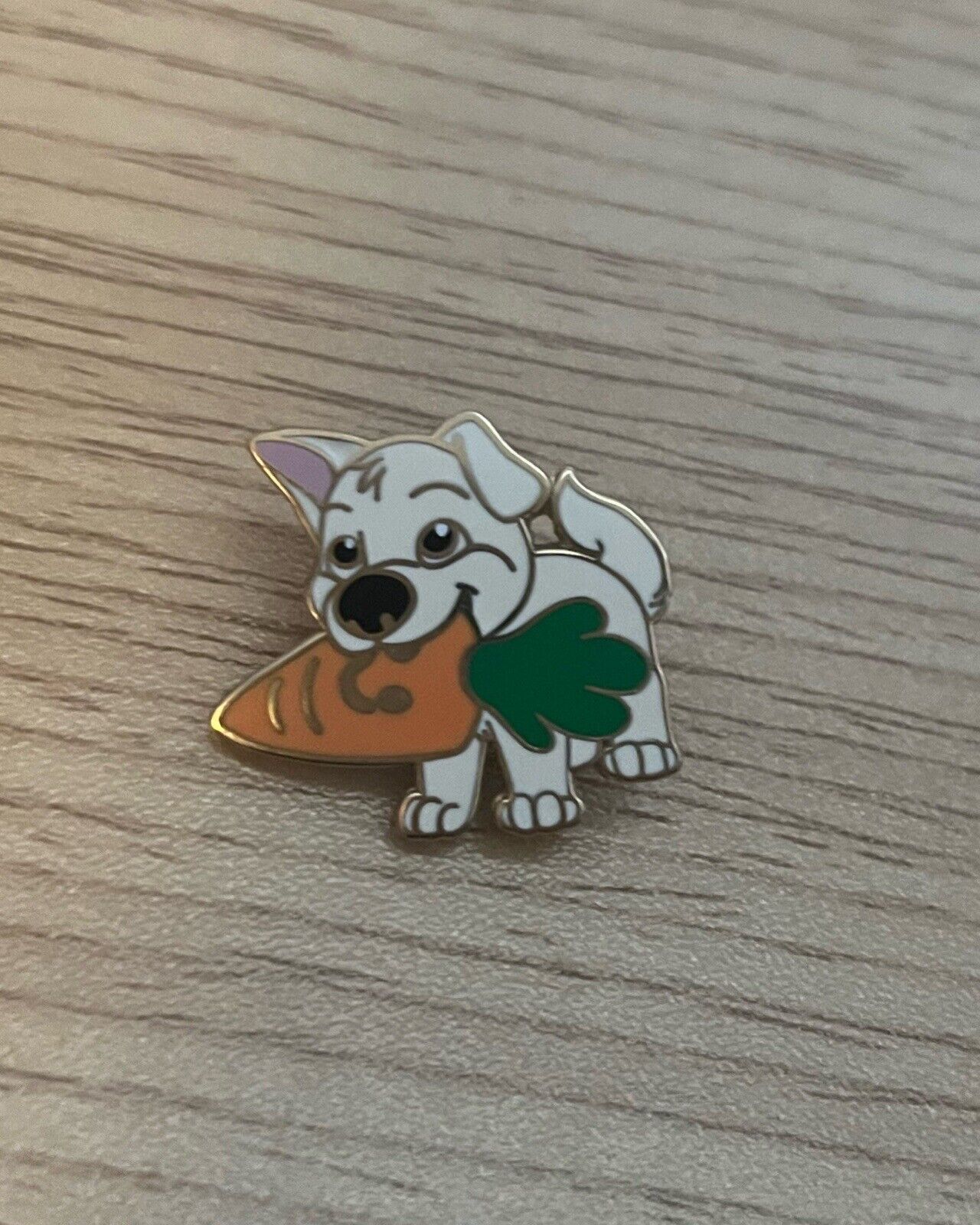 Disney Bolt Puppy With Carrot Toy FANTASY Pin