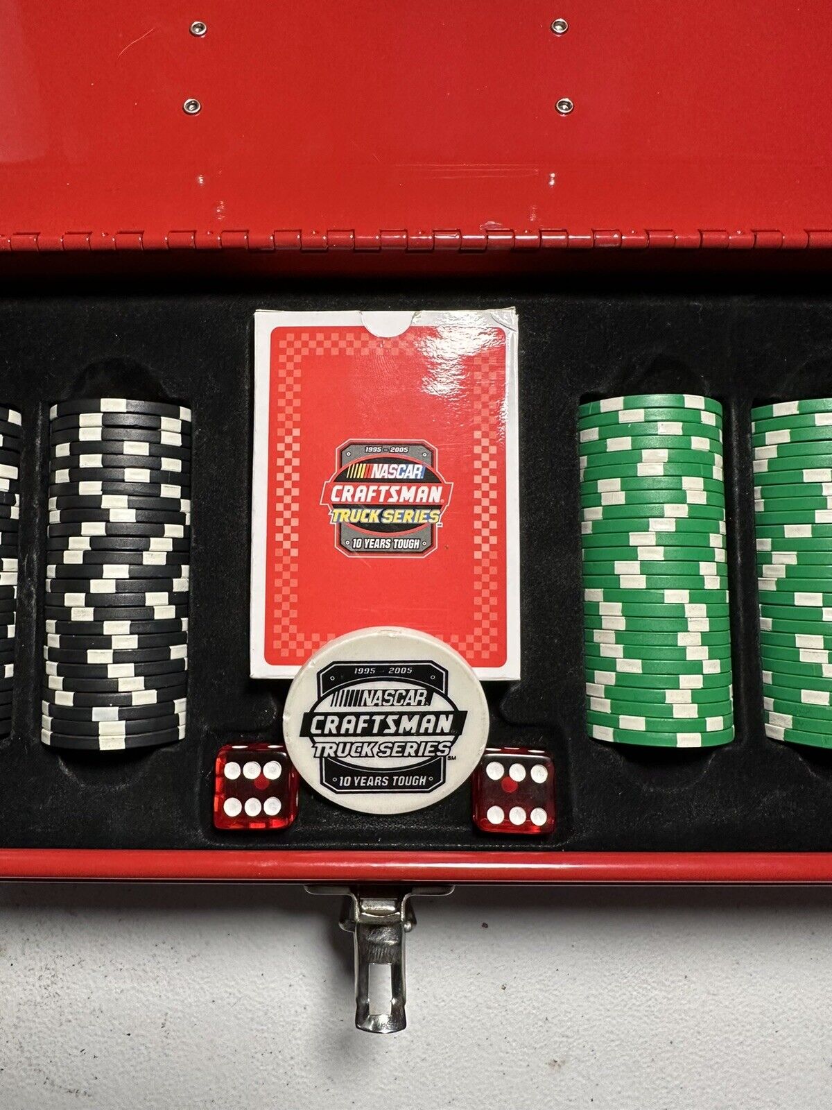 NASCAR 1995-2005 Craftsman 10th Anniversary Truck Series Poker Chip Set 🔥