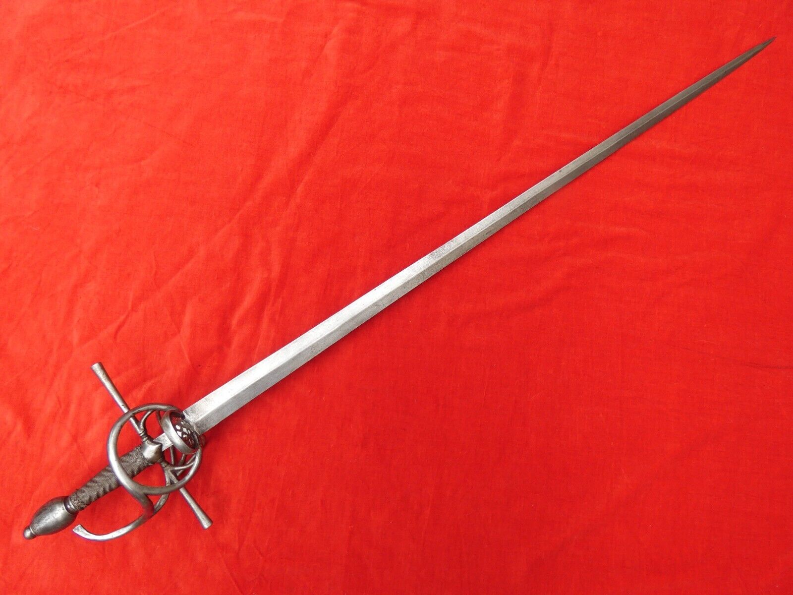 Superb ANTIQUE 16 / 17th CENTURY EUROPEAN RAPIER SWORD German or Italian dagger
