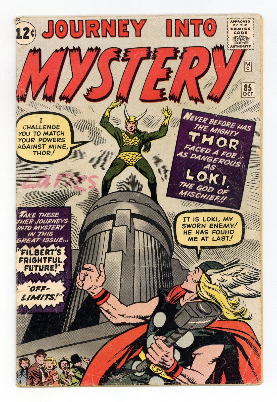 Thor Journey Into Mystery #85 PR 0.5 1962 1st app. Loki, Heimdall, Odin (cameo)