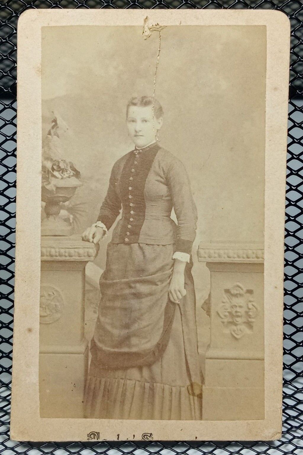 Washington Missouri Teen Girl Traditional Dress Antique Victorian CDV Photograph