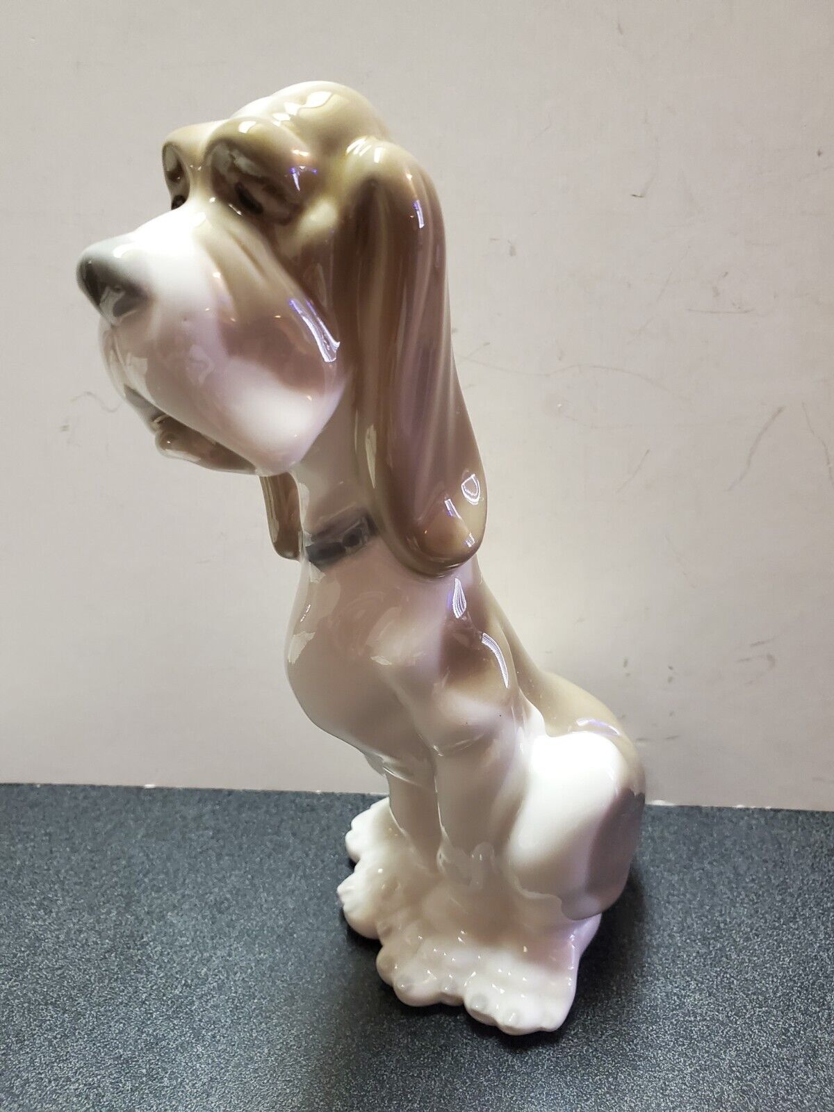 Rare Lladro Daisa Nao Sad Hound Dog  #4618  Porcelain Figurine