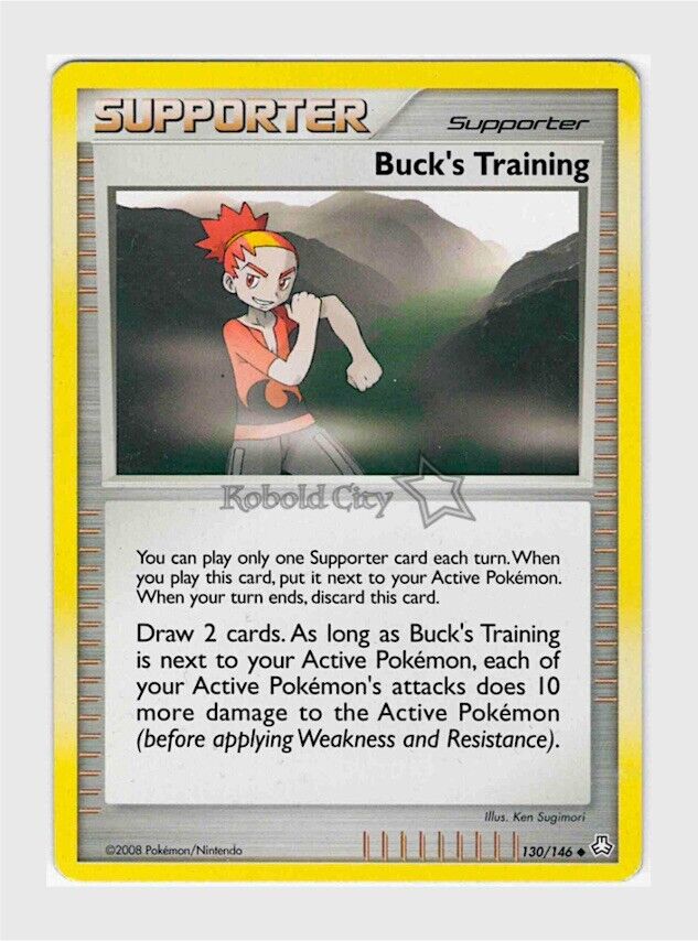 2008 Pokémon Diamond & Pearl Legends Awakened Buck’s Training #130 [LP]