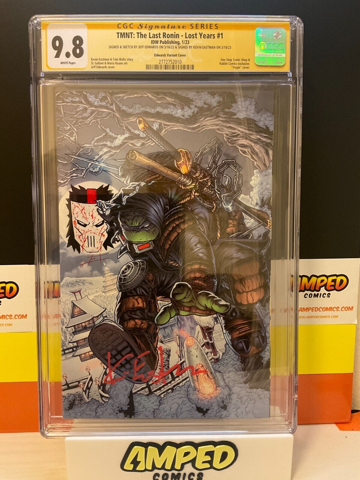 TMNT Last Ronin Lost Years #1 VARIANT CGC 9.8 SS Jeff Edwards & Kevin Eastman