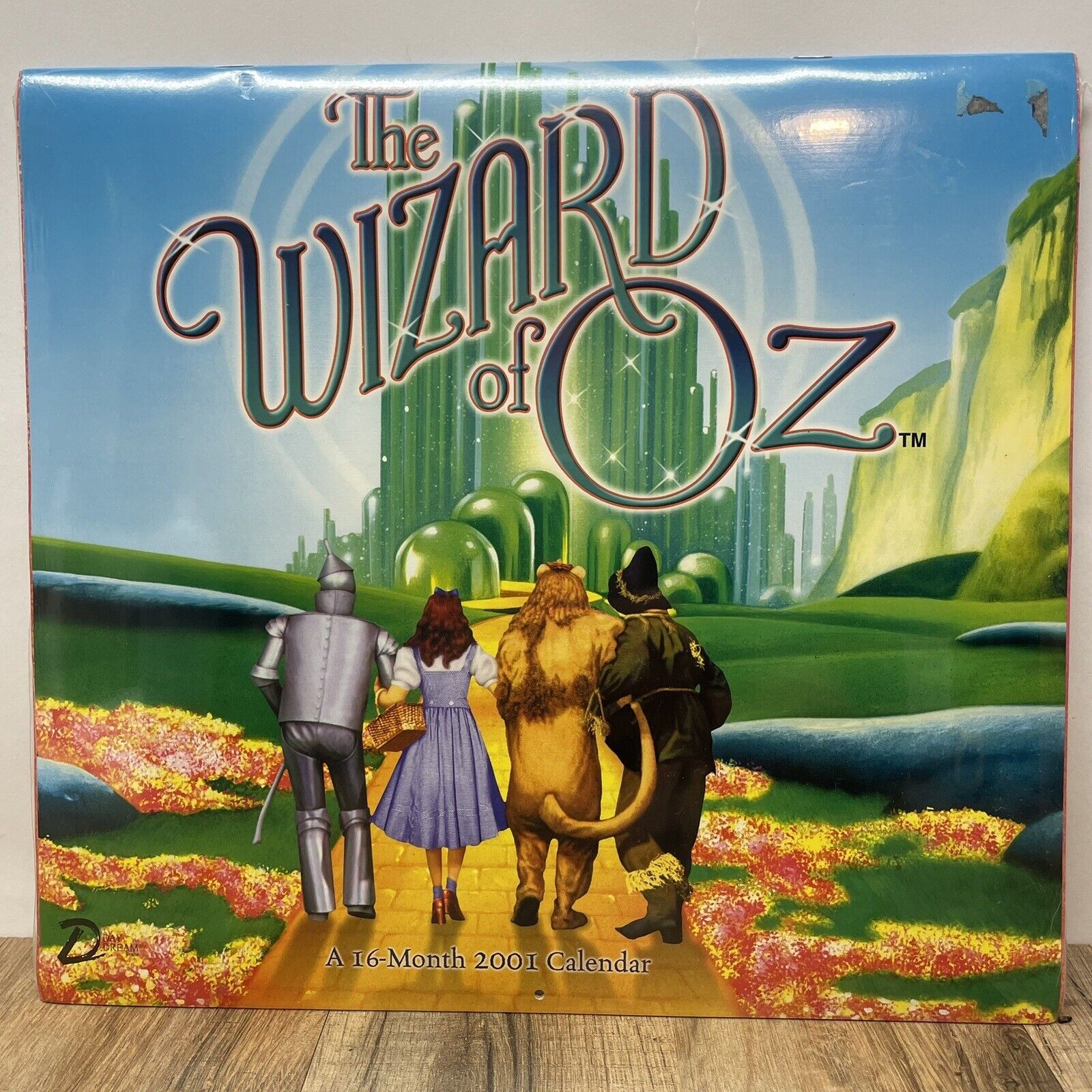 2001 The Wizard of OZ Turner Movie 16 Month Wall Calendar SEALED