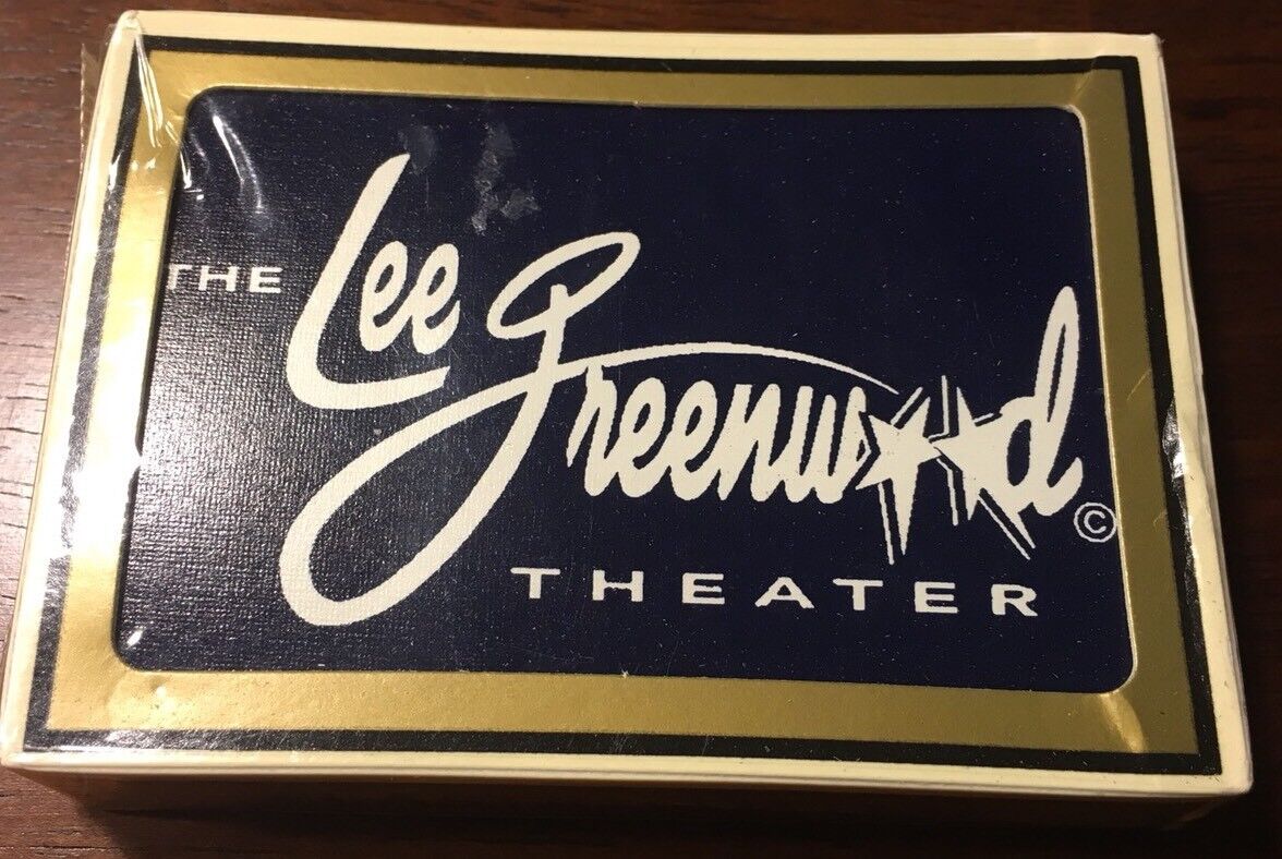 Vtg Sealed New LEE GREENWOOD THEATER Playing Cards Sevierville, Tennessee USA