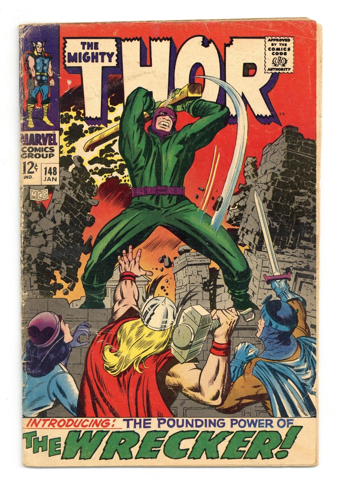 Thor #148 GD+ 2.5 1968