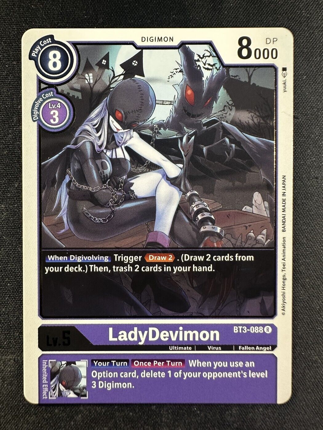 2020 Digimon CCG BT3-088 R LadyDevimon Rare NM