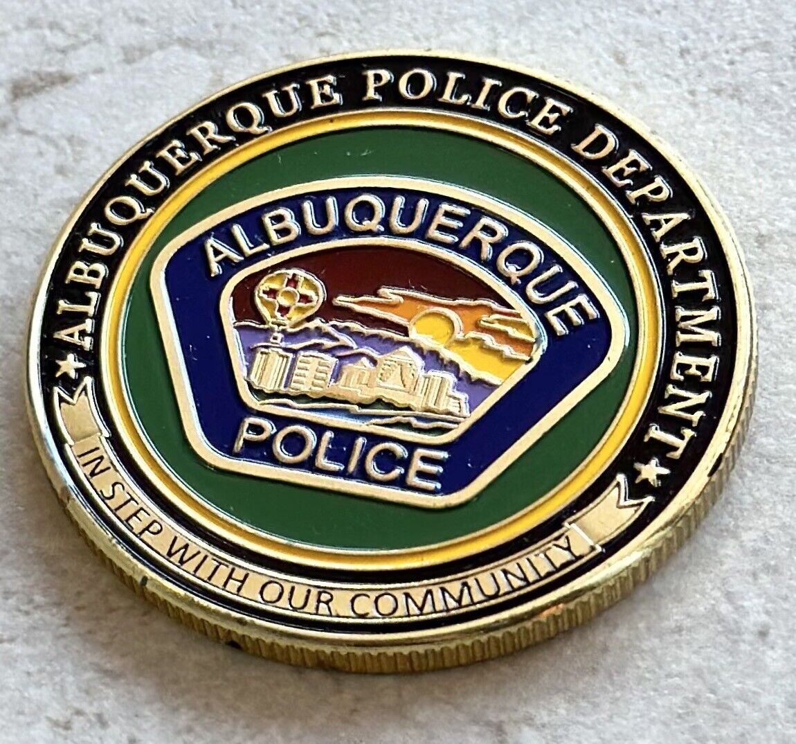 City Of Albuquerque Police Dept Challenge Coin