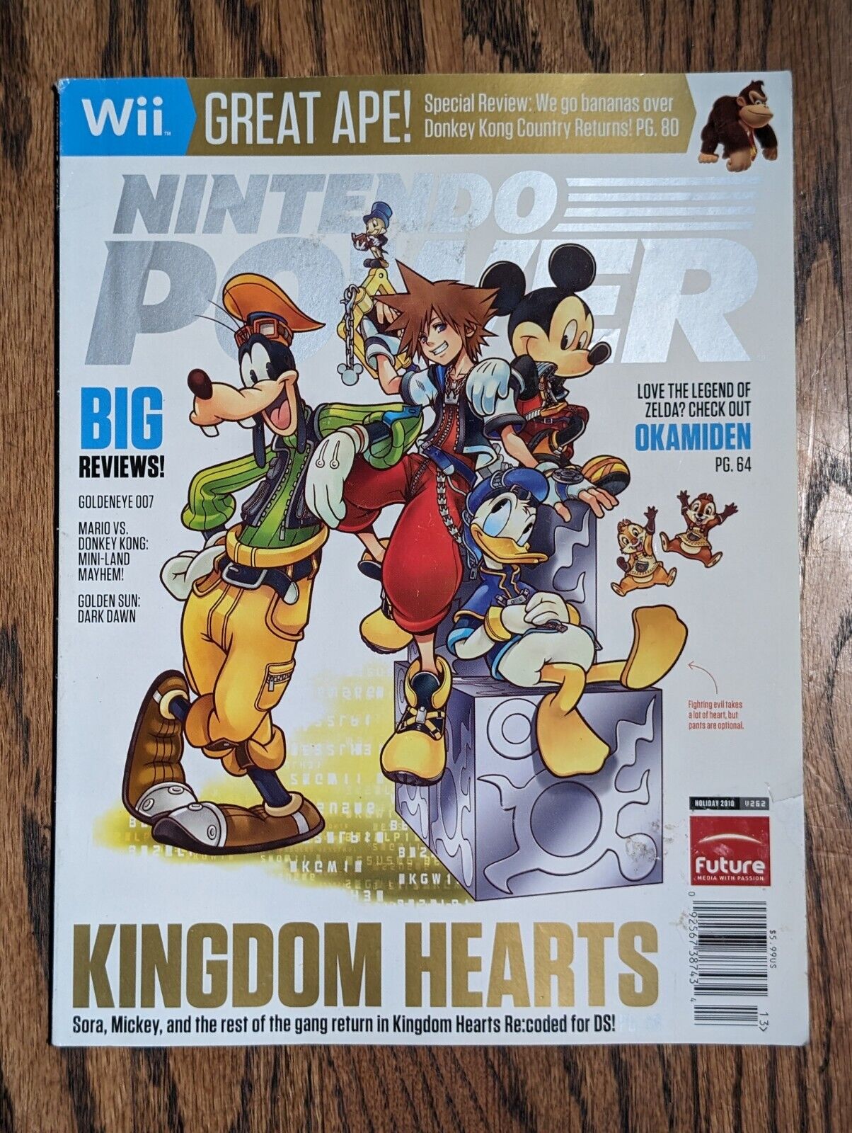 Nintendo Power ~ HOLIDAY 2010 Vol 262 ~ KINGDOM HEARTS
