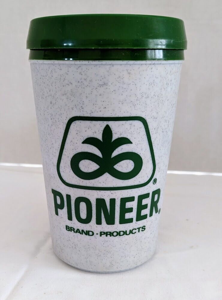 New, Unused Pioneer Seed Thermo Aladdin Travel Mug Cup, Age Unknown.