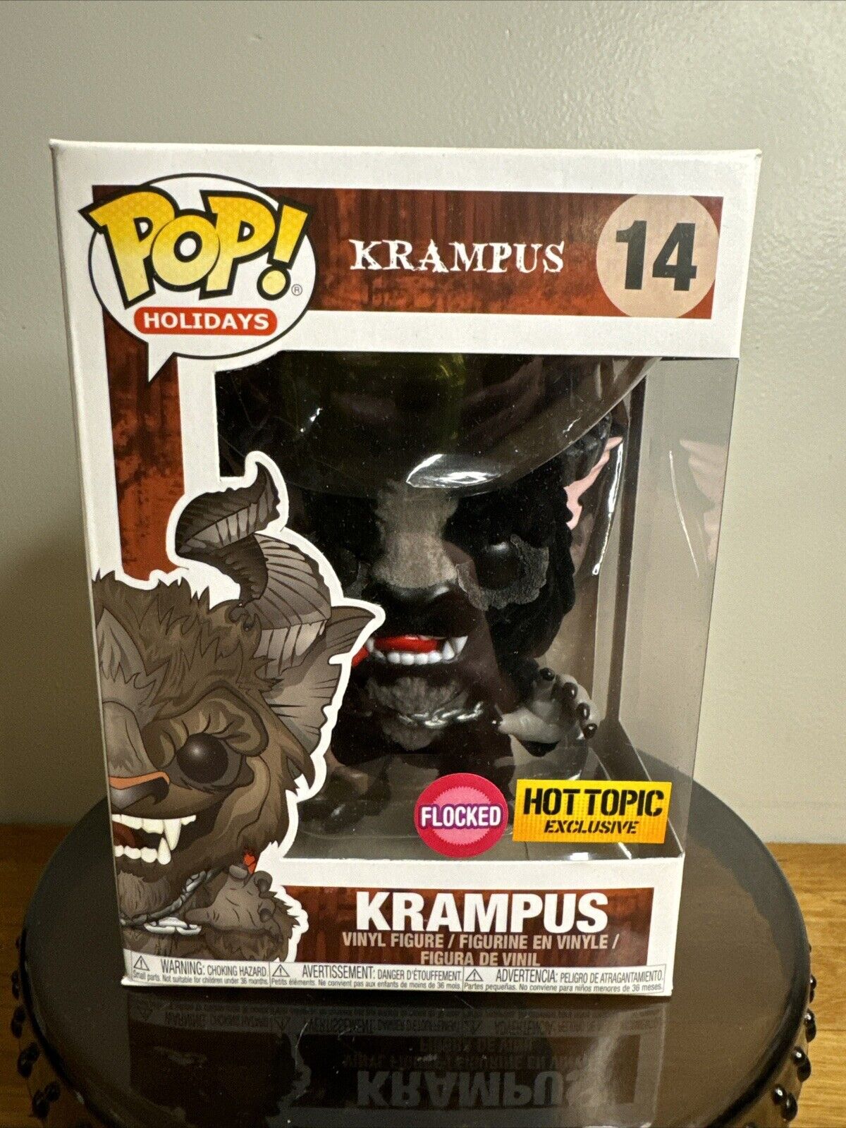 Funko Pop Holiday #14 Flocked Krampus Hot Topic Exclusive 2017