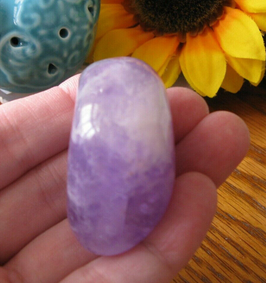 New Chunky Natural Purple Amethyst Crystal Tumbled Pocket Stone