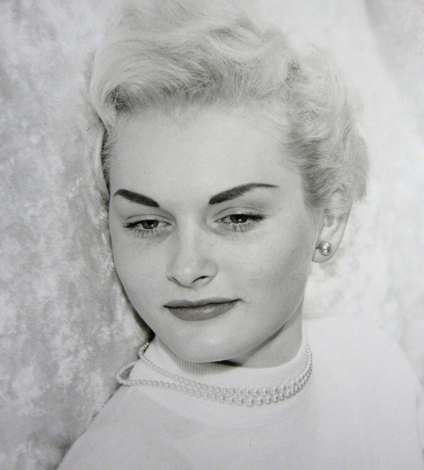 Vintage Beautiful Blonde Model Photo Mid Century Hollywood Camera Club 1957