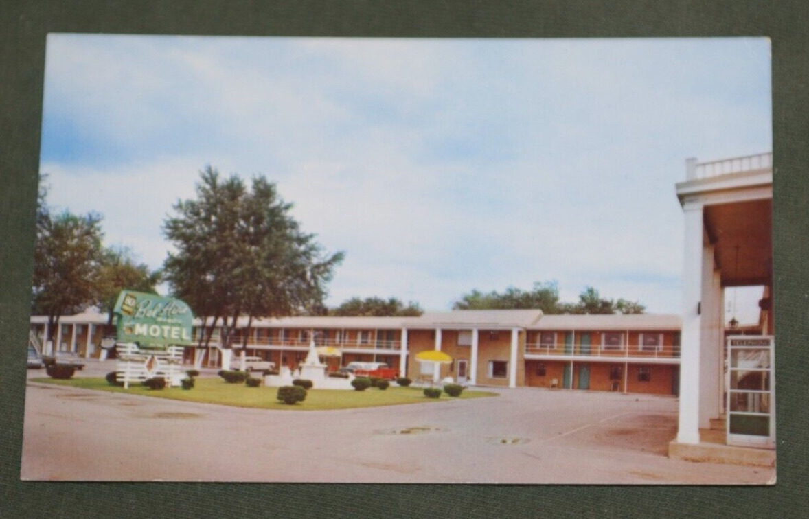 Vintage Postcard: Bel-Aire Manor Motel on Route 66, Springfield, Illinois
