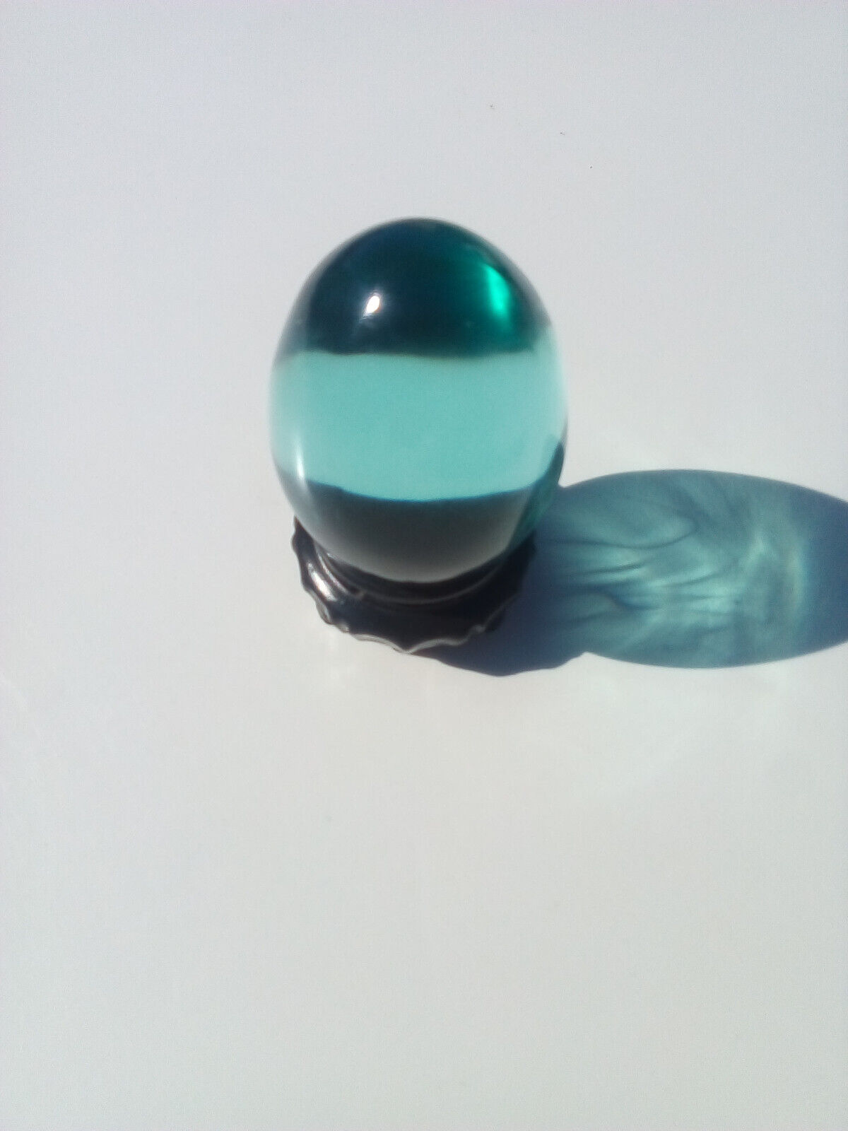 Vintage / Antique Natural Glass Egg