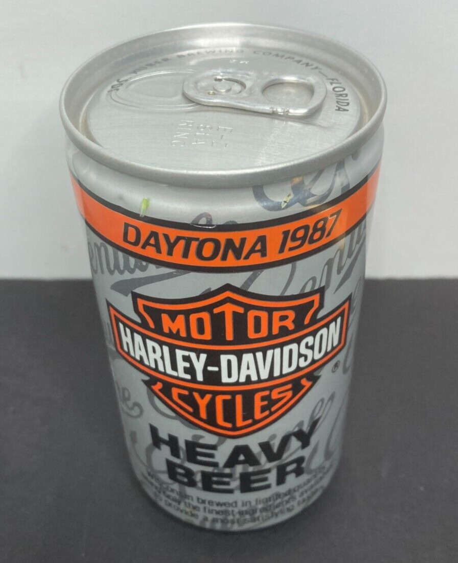 Vintage Daytona 1987 Daytona Bike week Harley Davidson Beer Can