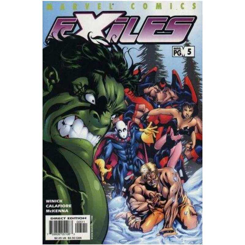 Exiles #5  - 2001 series Marvel comics NM Full description below [y\\