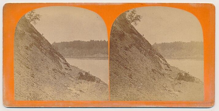 NEW YORK SV - Hudson River near Hudson Falls - 1870s