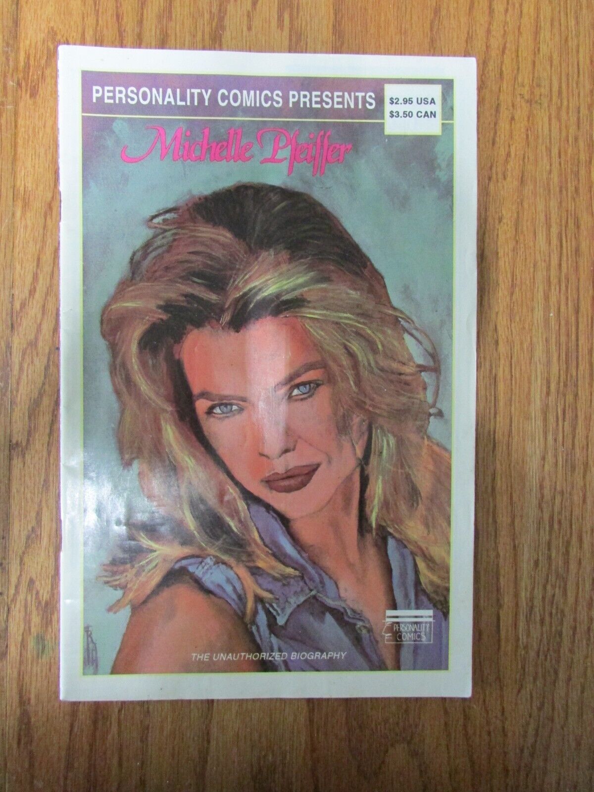Vintage Personality Comics Comic Book Michelle Pfeiffer Unauthorized Bio 1992
