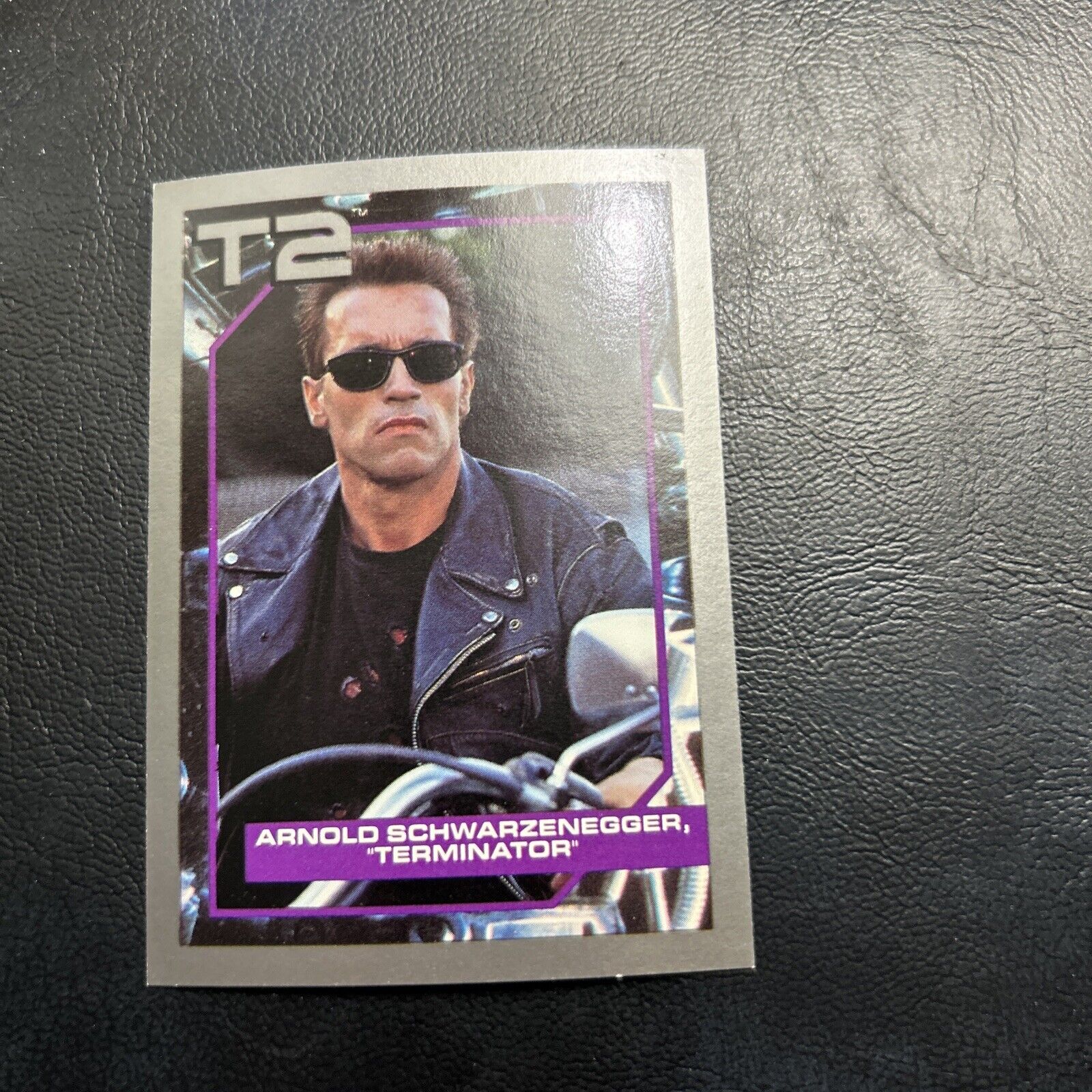 98b T2 Terminator 2 Judgment Day Impel 1991 #134 Arnold Schwarzenegger