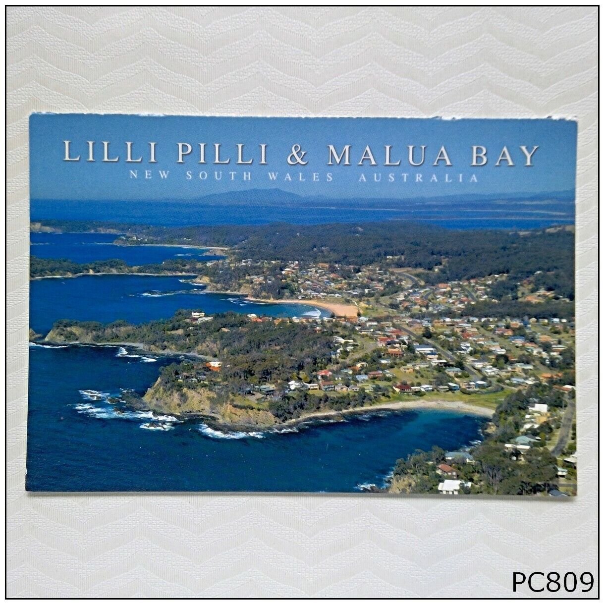 Lilli Pilli & Malua Bay NSW Rose Series Postcard (P809)