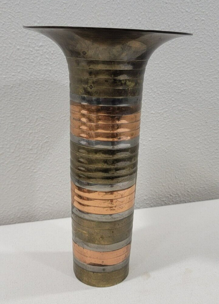 Vintage Mid-Century Cylinder Vase 11.75\