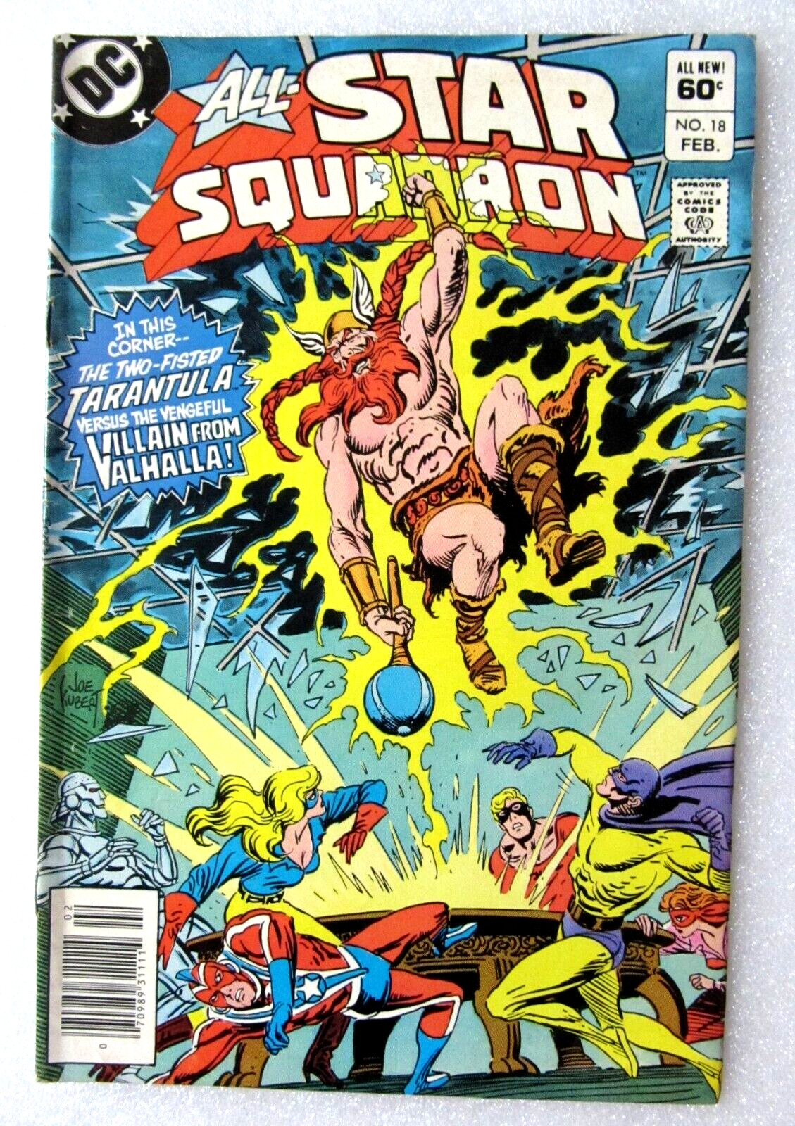 ALL-STAR SQUADRON #18 - COPPER AGE DC COMIC - JOE KUBERT COVER
