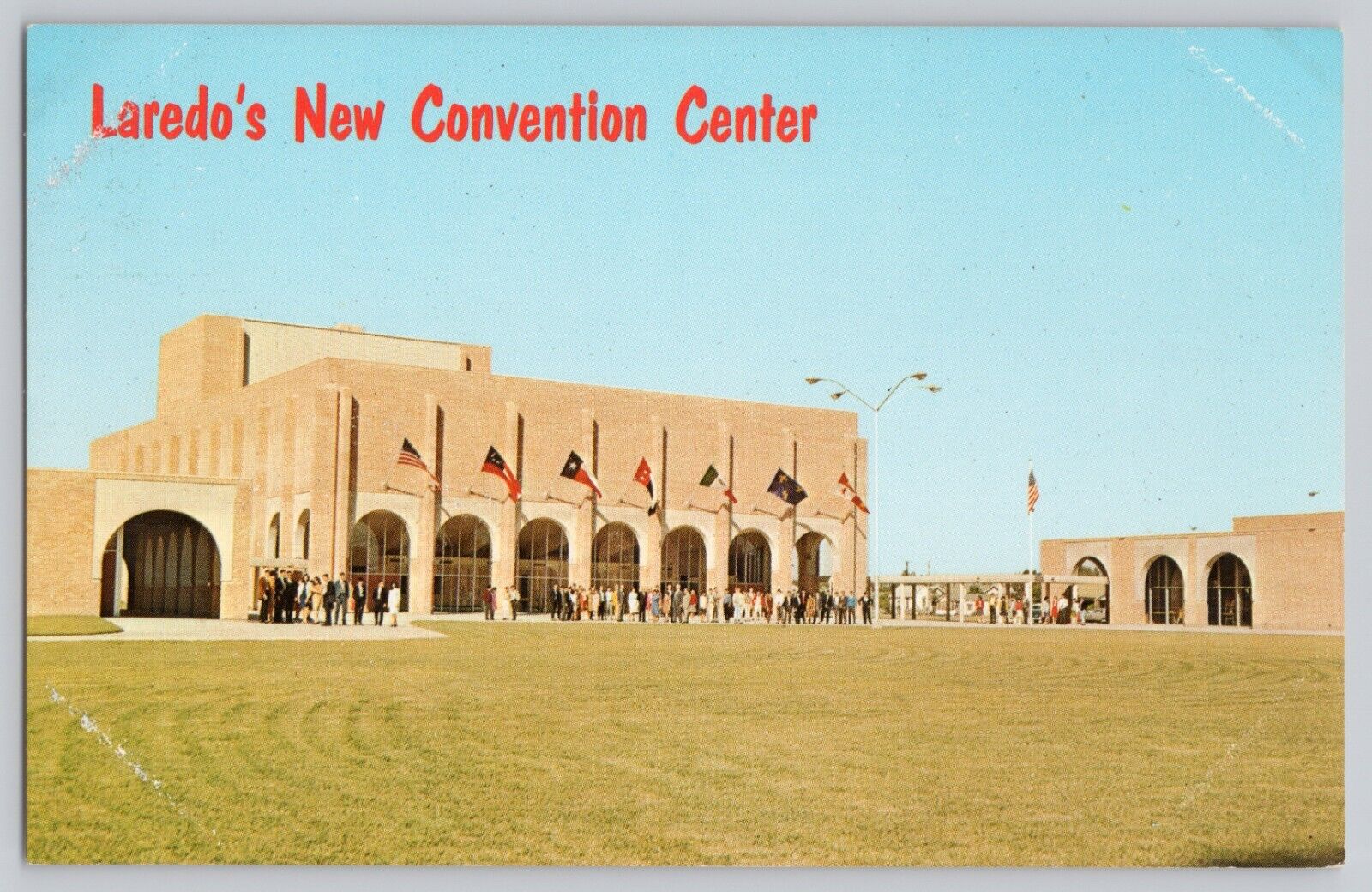 Laredo\'s New Convention Center Laredo Texas Vintage Postcard